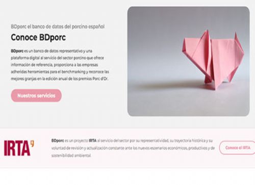 El banco de datos porcino de Cataluña estrena web