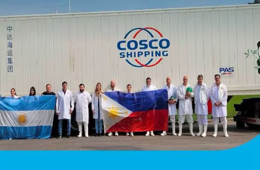 Filipinas recibe el primer embarque de carne porcina argenta