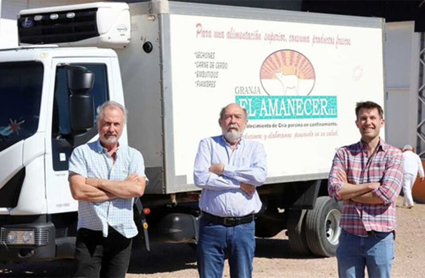 Los Cantoni faenan 2.500 cerdos al mes en el desierto neuquino